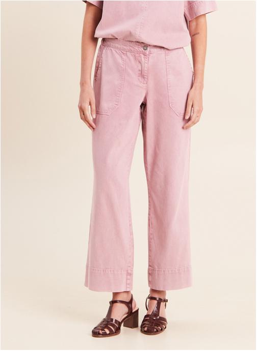 Bréal Pantalons droit PETENCOUL femme rose