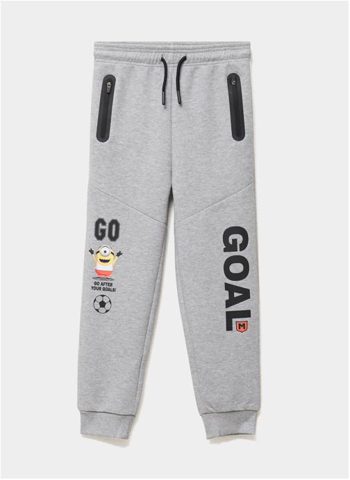 Les Minions Joggings SHL_SVEN_MINIONS garçon gris