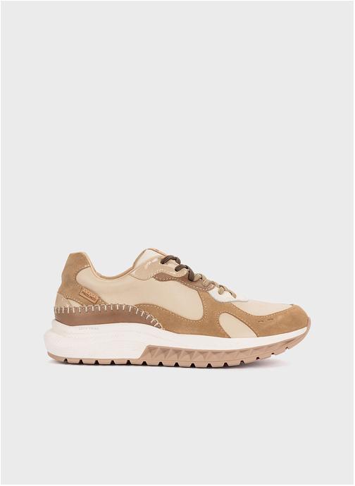 Pikolinos Baskets basses ALBAL femme beige