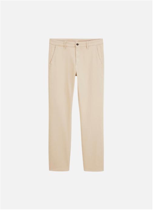 Serge Blanco Pantalons droits 702 homme beige
