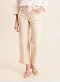 Pantalons droit PECUTPALM femme beige Bréal Pantalons droit PECUTPALM femme beige Beige