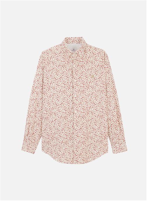 Serge Blanco Chemises Chemise ML homme rouge