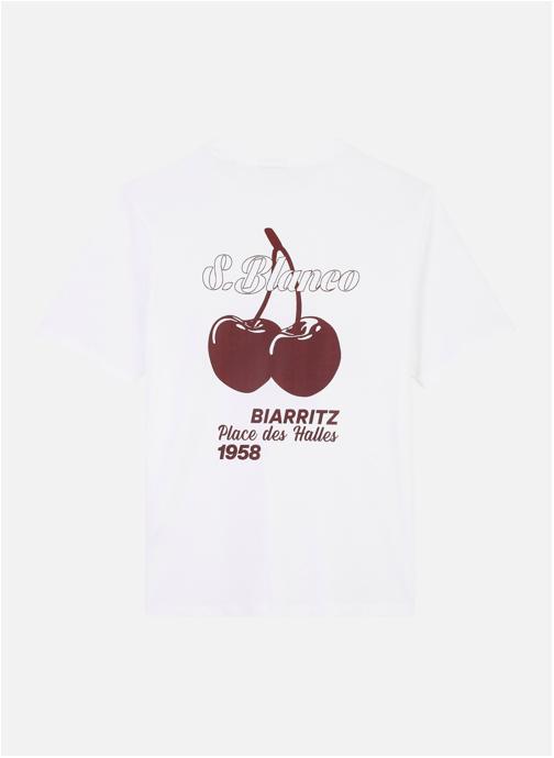 Serge Blanco Tee-shirts Théo homme blanc