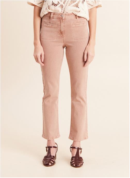 Bréal Jeans droit PECOOKIE femme marron