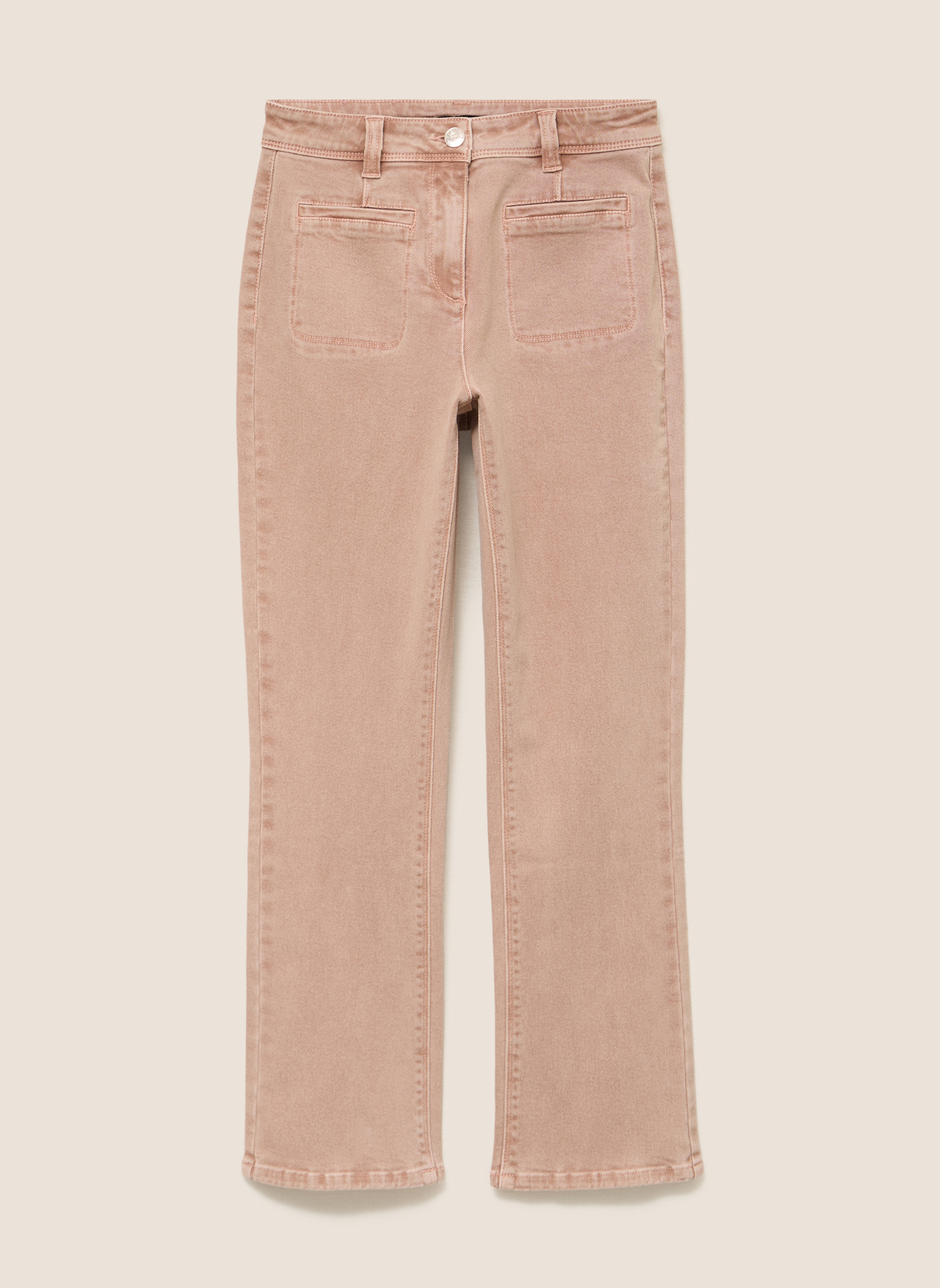 Jeans droit PECOOKIE femme marron Bréal Jeans droit PECOOKIE femme marron Marron clair