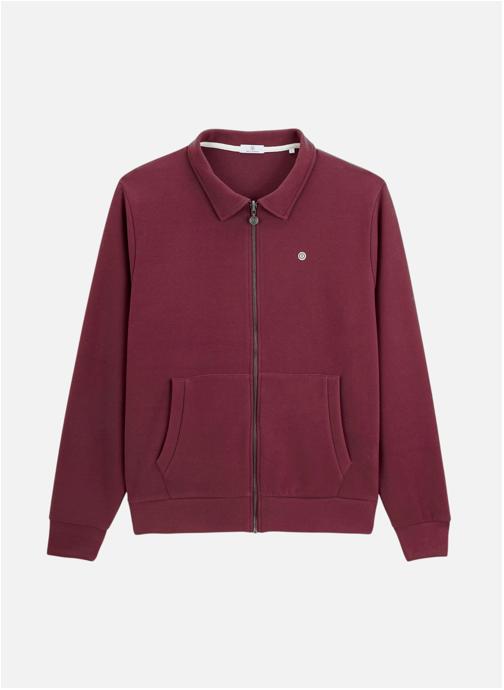 Serge Blanco Sweats à capuche French Rib homme bordeaux
