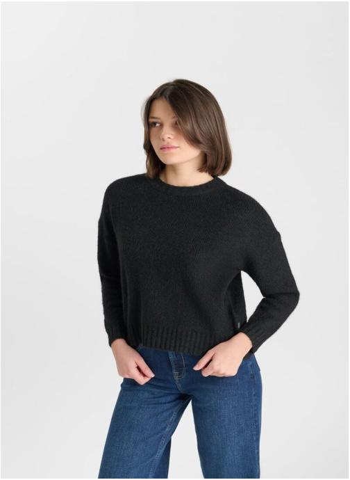 Le temps des cerises Pulls Pull MORYGI Black fille noir