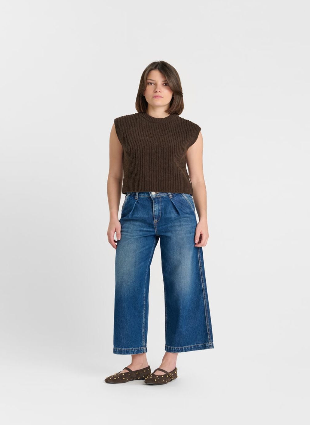 Pulls Pull JOUAGI Brown fille marron Le temps des cerises Pulls Pull JOUAGI Brown fille marron Marron