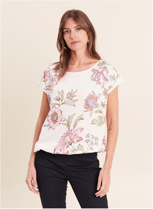 Bréal Tee-shirts TISUBLINEW femme blanc
