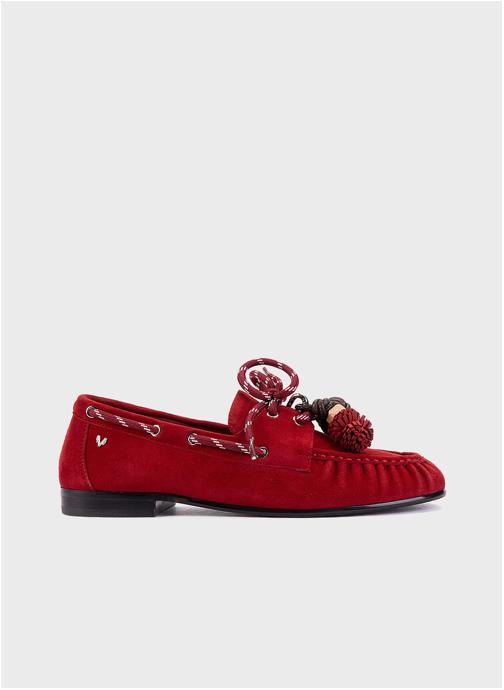 Martinelli Mocassins BARACCHINI femme rouge