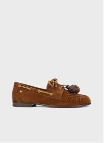 Mocassins BARACCHINI femme rouge