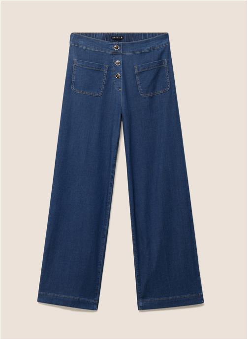 Bréal Jeans droit PEJEANDOUX femme bleu
