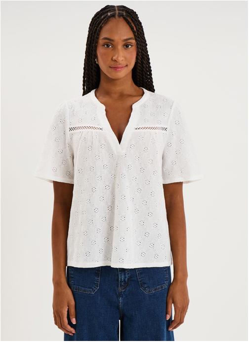 Naf Naf Tee-shirts NAF3_TIFFANY femme blanc