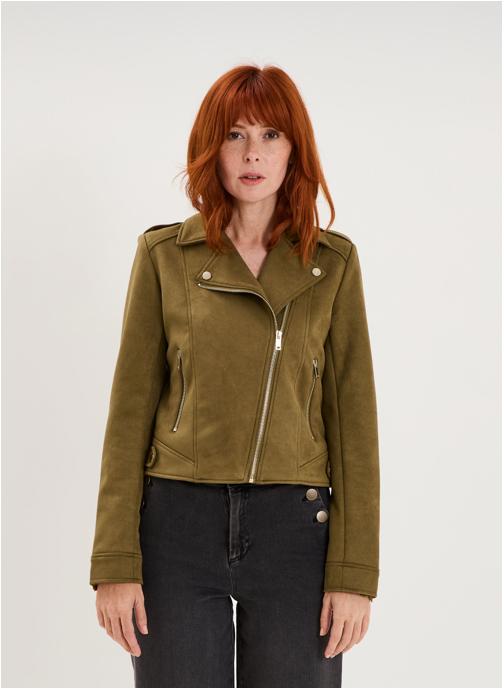 Naf Naf Vestes NAF3_VIOLETTE femme vert
