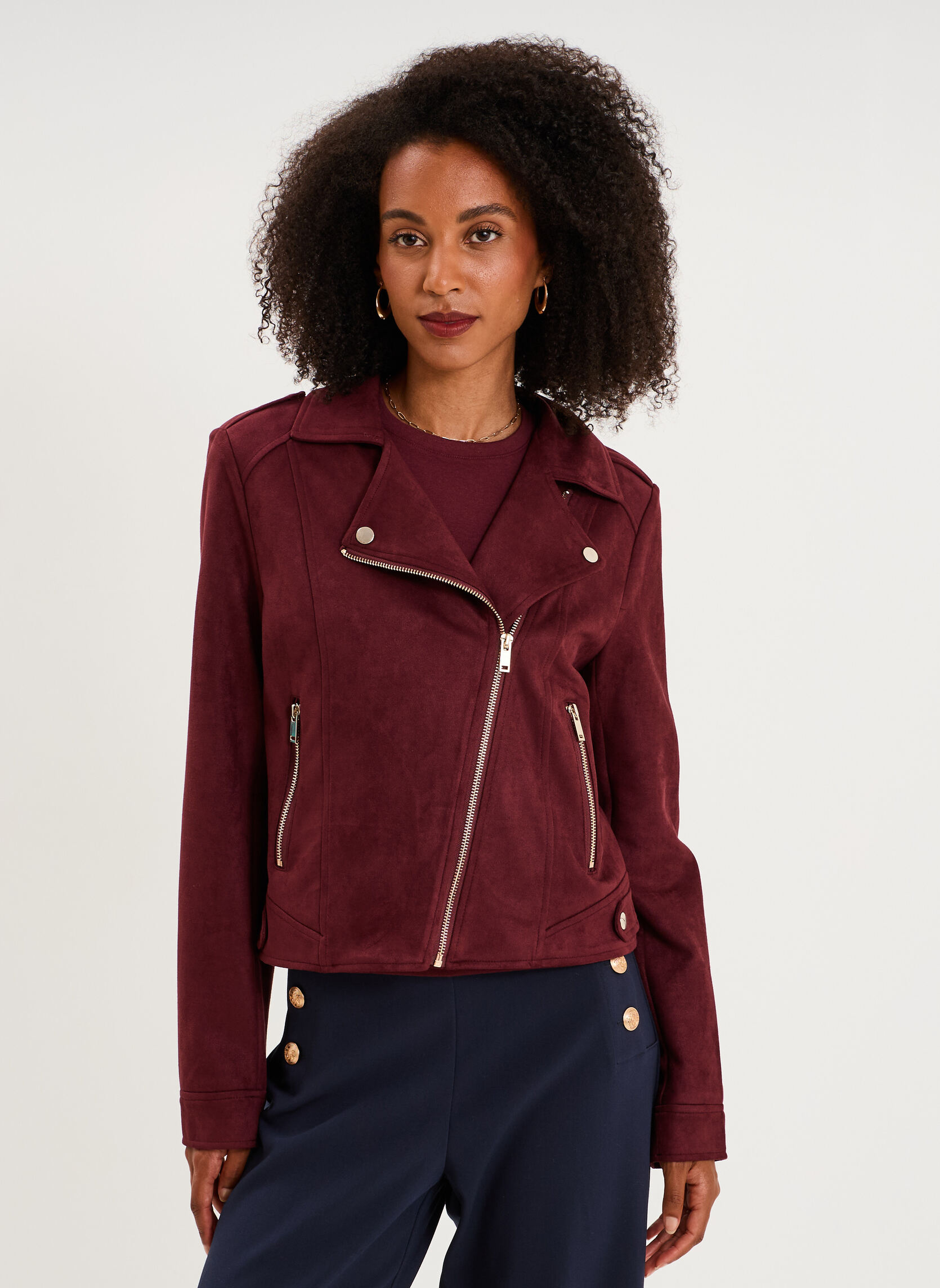Vestes NAF3_VIOLETTE femme violet Naf Naf Vestes NAF3_VIOLETTE femme violet Violet foncé