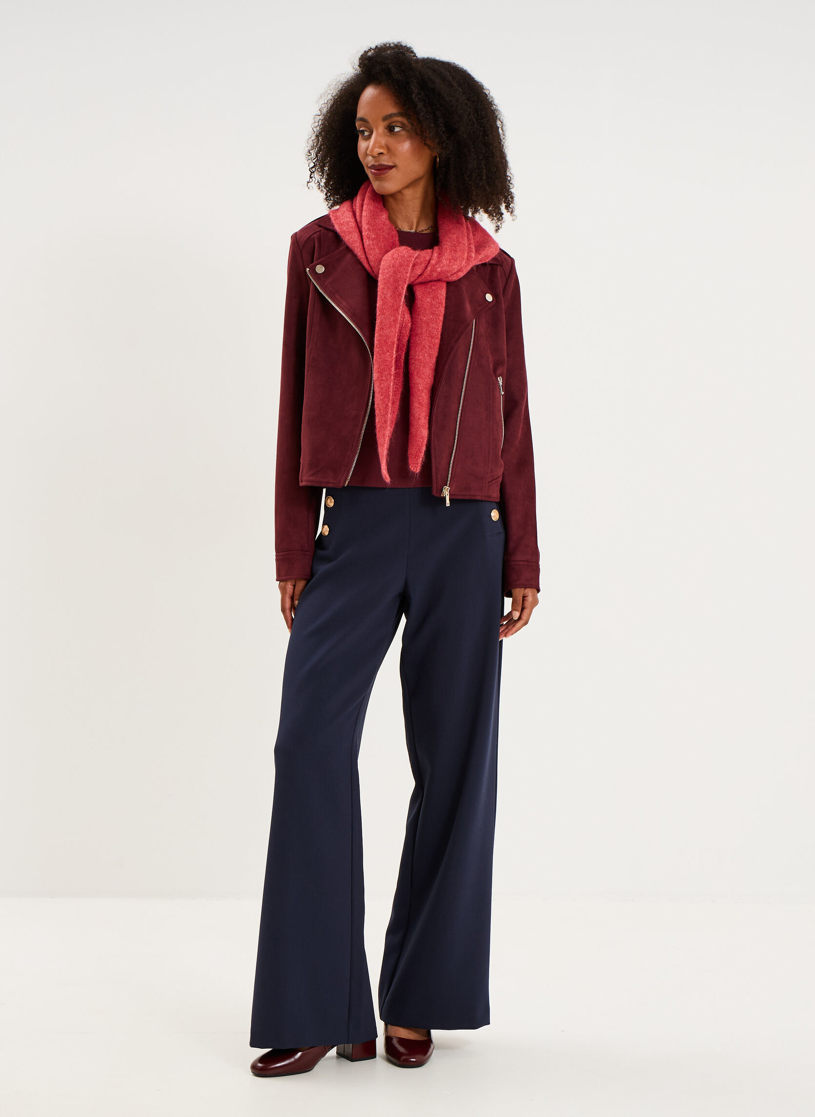 Vestes NAF3_VIOLETTE femme violet Naf Naf Vestes NAF3_VIOLETTE femme violet Violet foncé