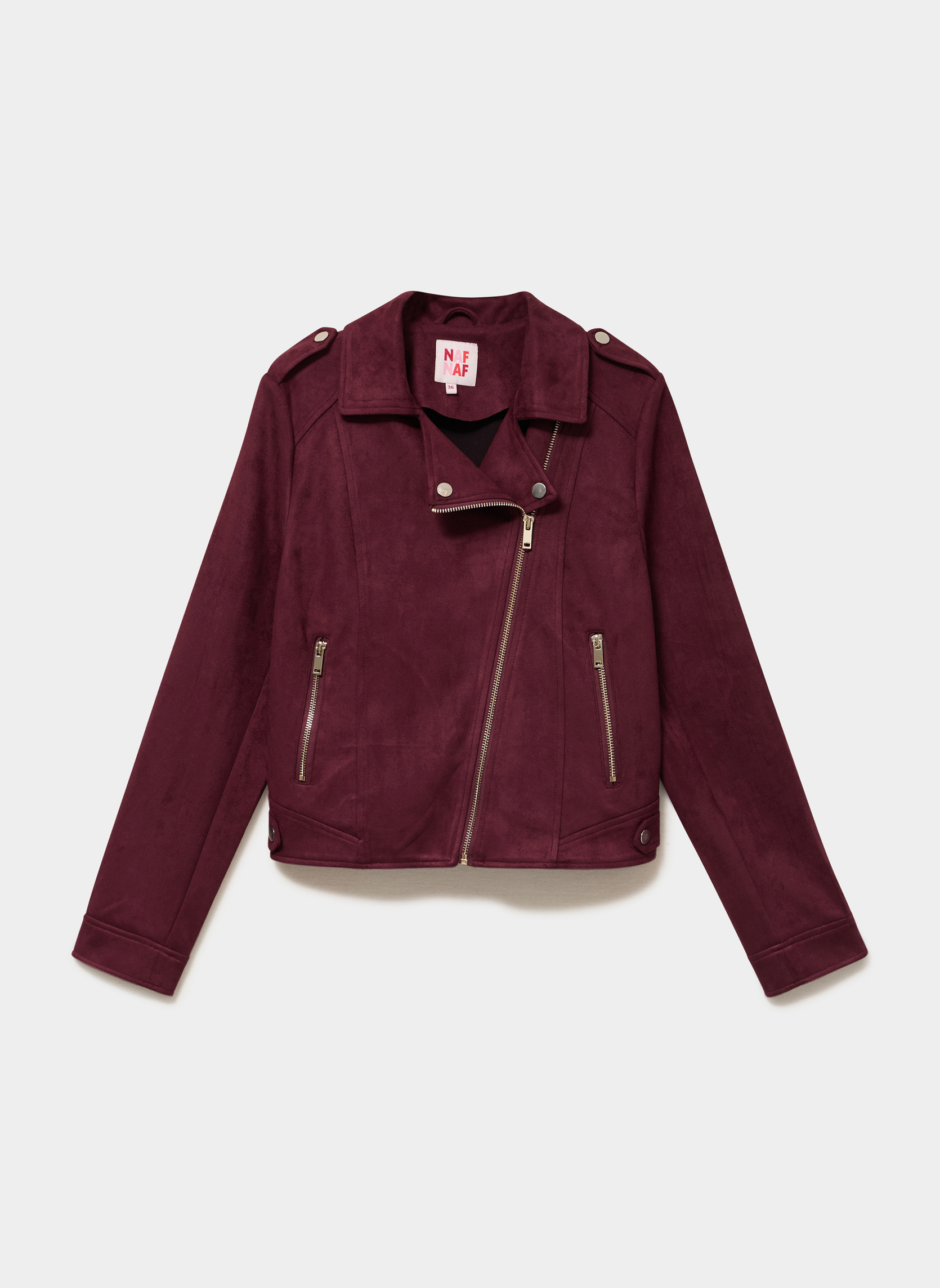 Vestes NAF3_VIOLETTE femme violet Naf Naf Vestes NAF3_VIOLETTE femme violet Violet foncé