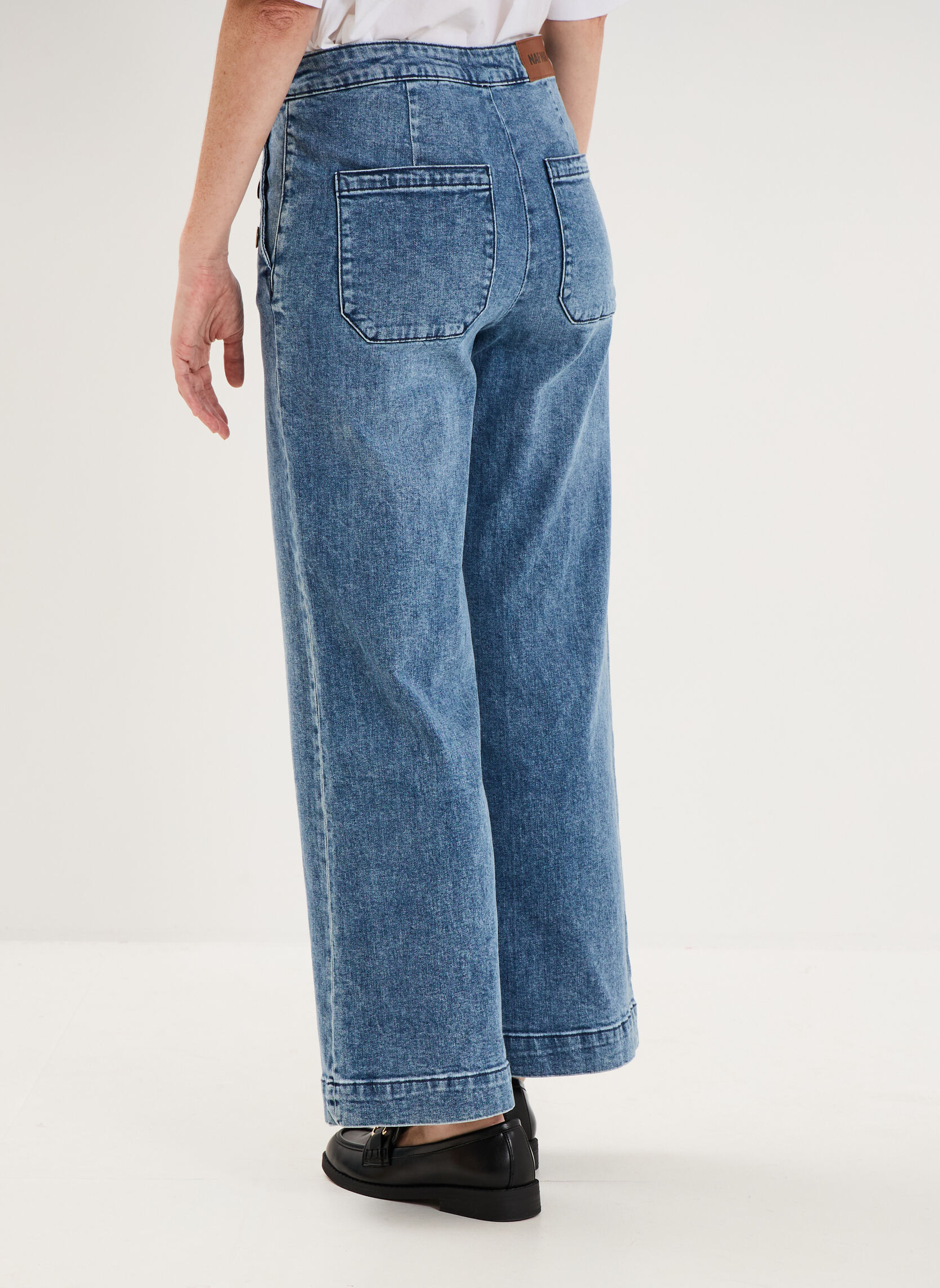 Jeans droit NAF3_DORINE femme bleu Naf Naf Jeans droit NAF3_DORINE femme bleu Bleu clair