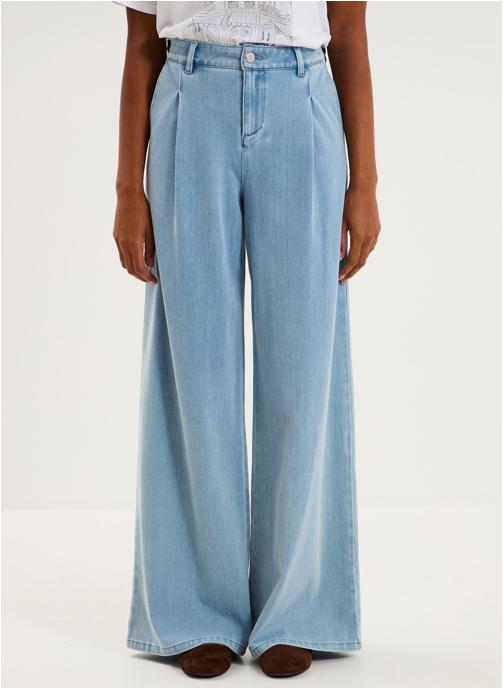 Naf Naf Jeans droit NAF3_DANIELLE femme bleu