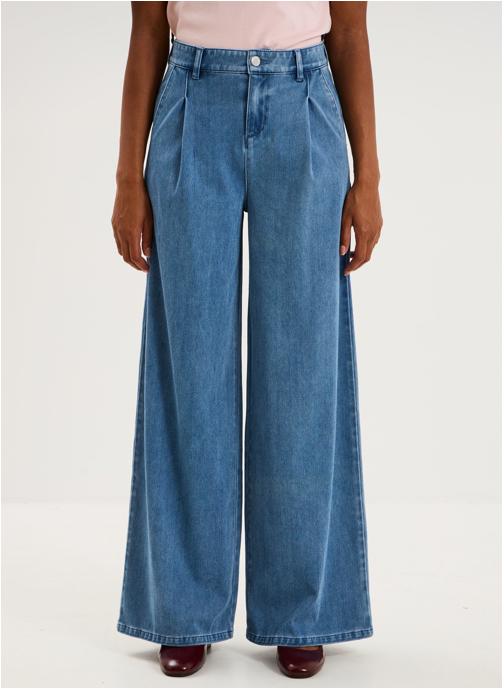 Naf Naf Jeans droit NAF3_DANIELLE femme bleu