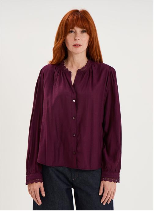 Naf Naf Blouses NAF3_CLARA femme violet