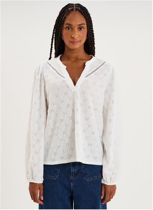 Naf Naf Blouses NAF3_TAYLOR femme blanc
