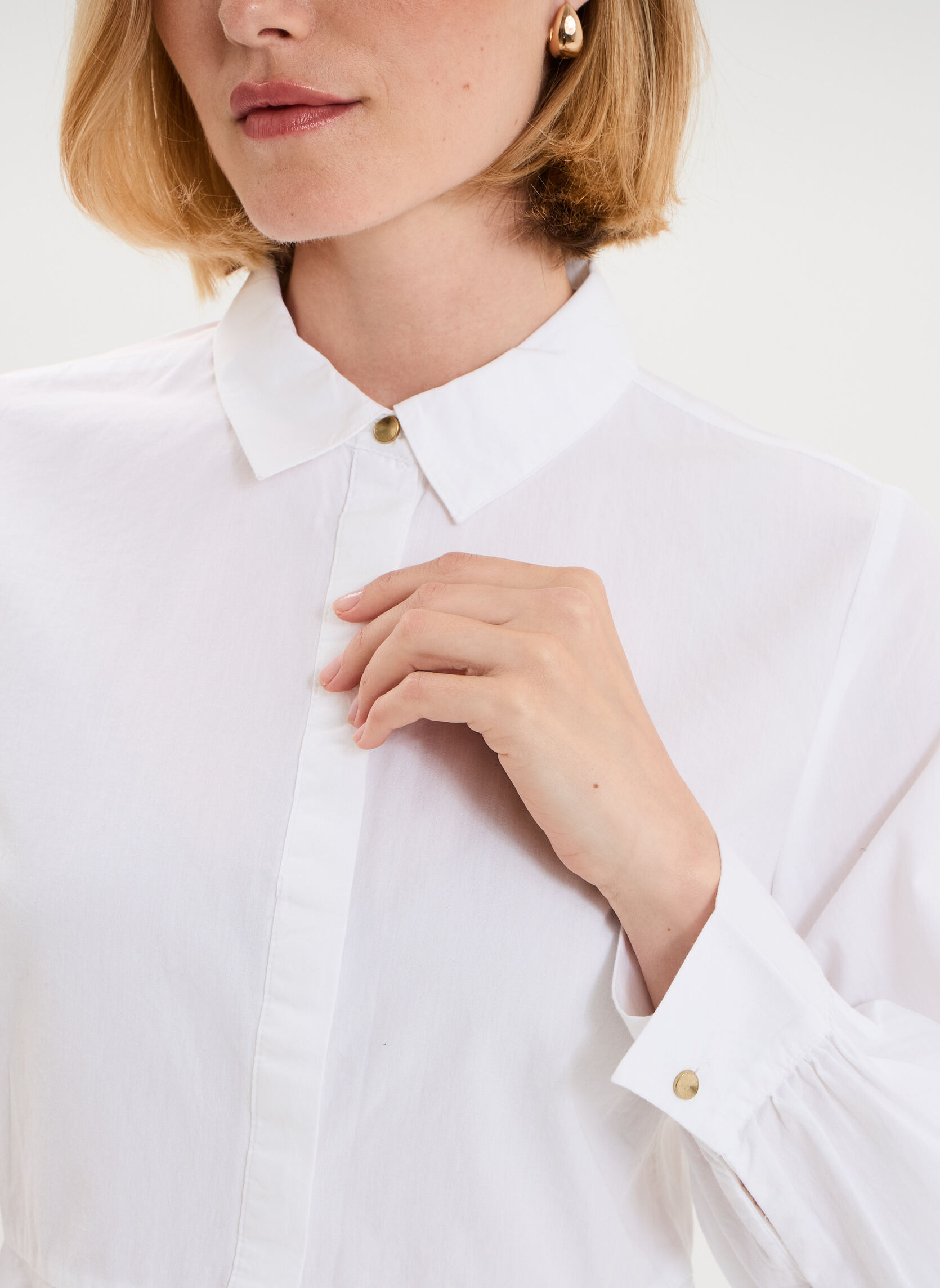 Blouses NAF3_CAMILLE femme blanc Naf Naf Blouses NAF3_CAMILLE femme blanc Blanc