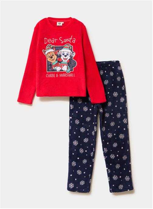 Paw Patrol, la Pat'Patrouille Combinaisons et grenouillères PYJLPAWPATROL_SANTA garçon rouge