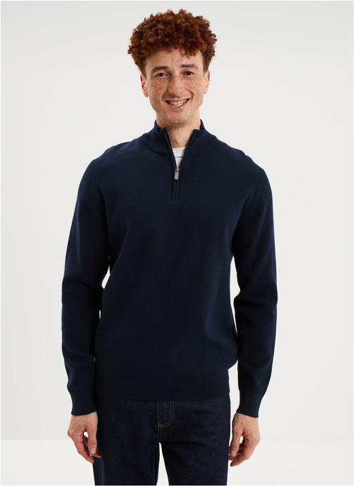 La Halle Pulls LH1PACZIP homme bleu