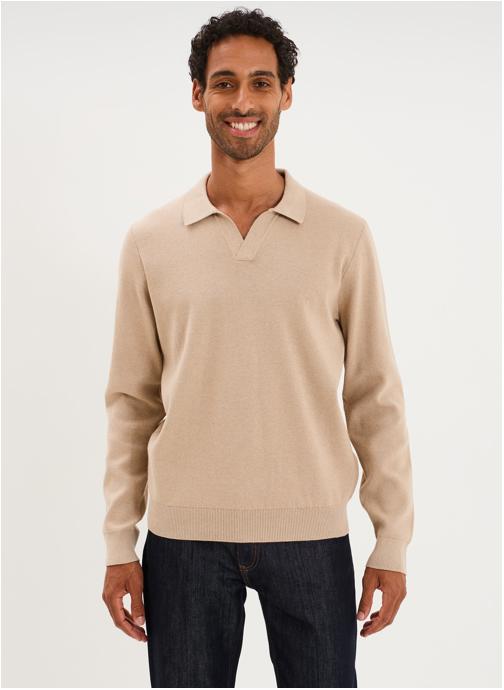 La Halle Pulls LH1PACPOLO homme beige