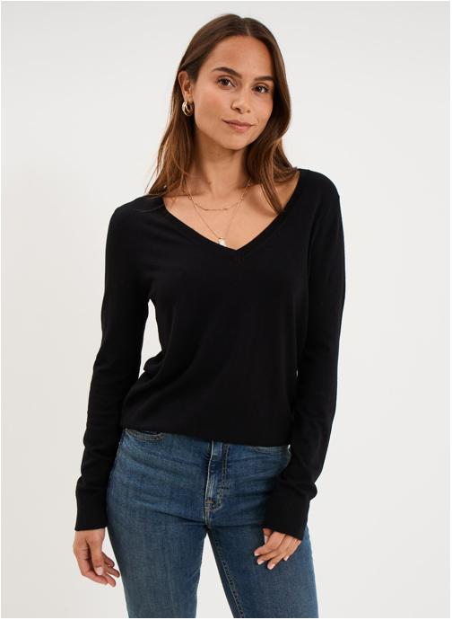 La Halle Pulls LHA3_MICHELLE25 femme noir