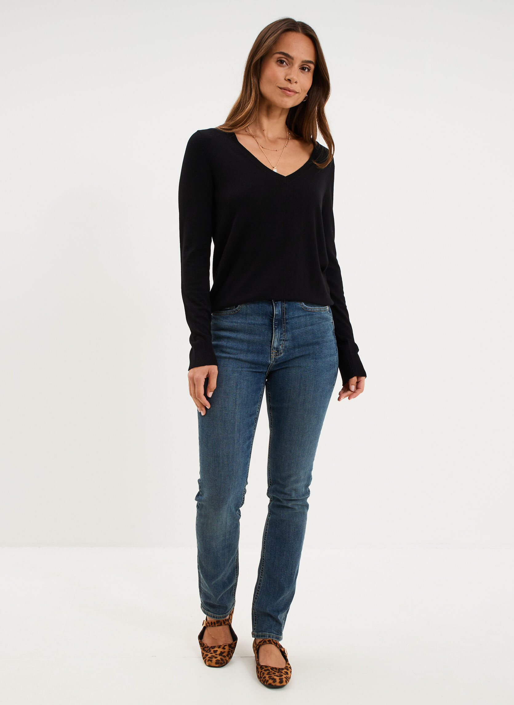 Pulls LHA3_MICHELLE25 femme noir La Halle Pulls LHA3_MICHELLE25 femme noir Noir