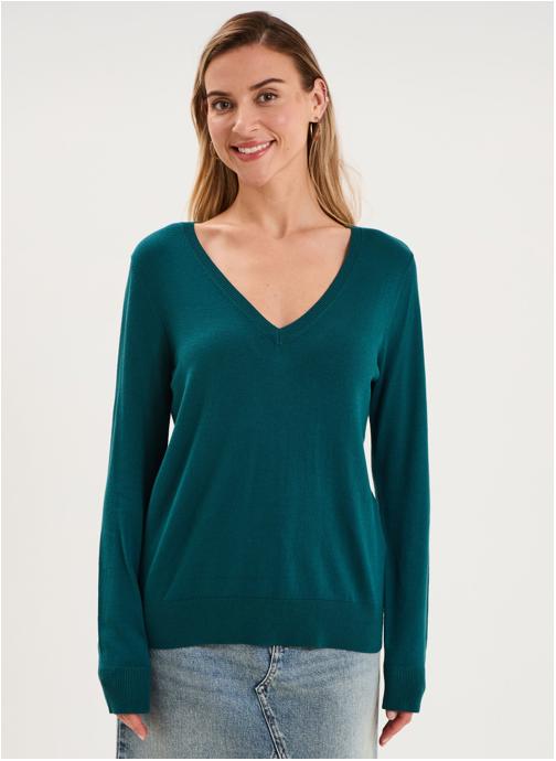La Halle Pulls LHA3_MICHELLE25 femme vert