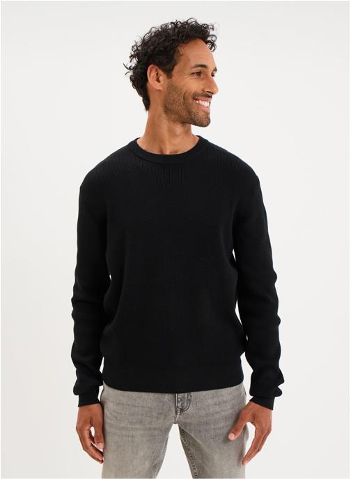 La Halle Pulls LH1RELIEF homme noir