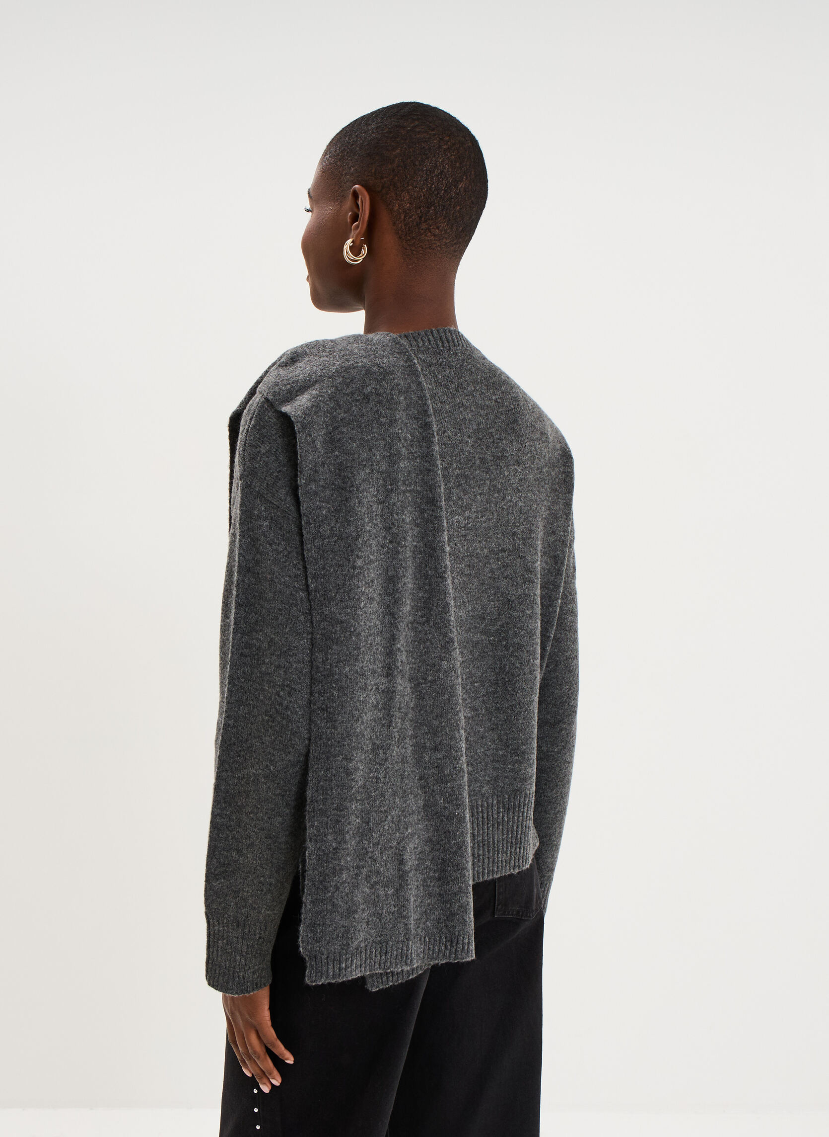 Pulls MIS3_MSTONE femme gris LIBERTO Pulls MIS3_MSTONE femme gris Gris foncé