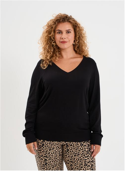 La Halle Pulls MOD3_MICHELLE25RLH femme noir
