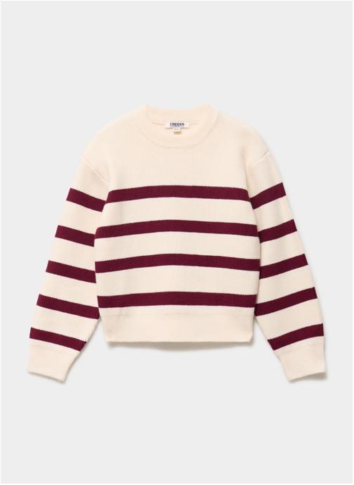 CREEKS Pulls CRE4_PEPPA_RAYE fille bordeaux