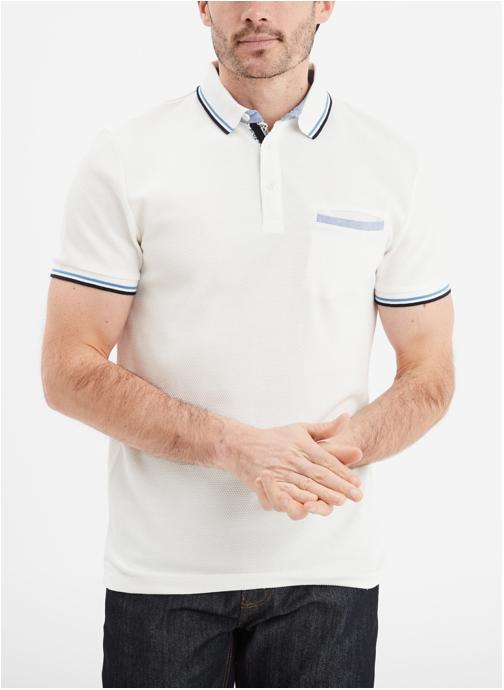 La Halle Polos LHC1PEROU homme blanc