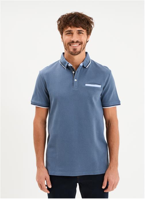La Halle Polos LHC1PEROU homme bleu