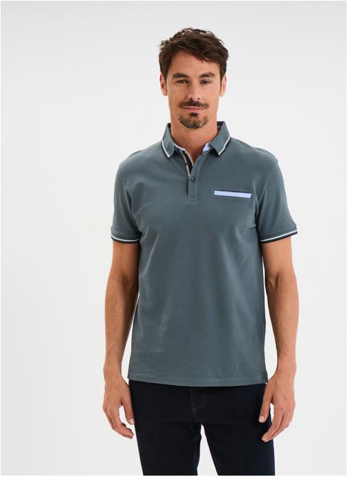 La Halle Polos LHC1PEROU homme vert