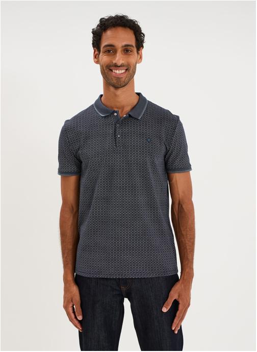 La Halle Polos LHC1PLAYLISTAOP homme bleu
