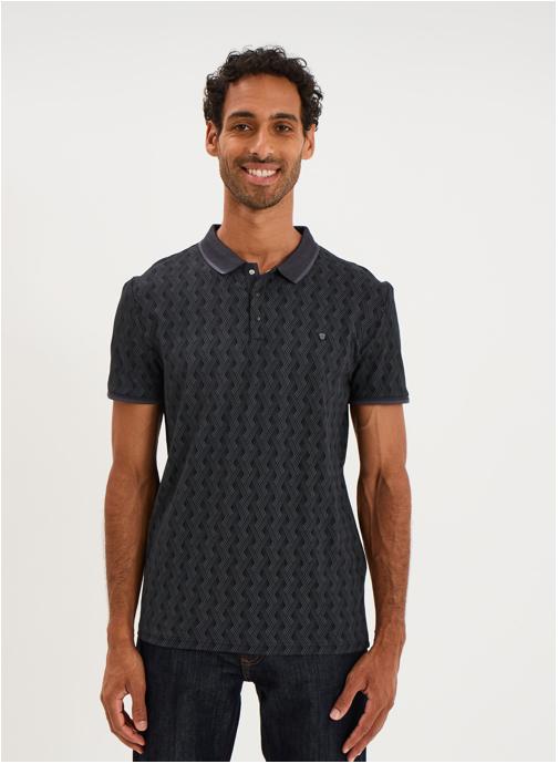 La Halle Polos LHC1PLAYLISTAOP homme noir