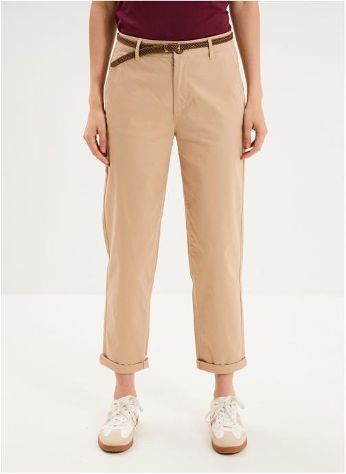 La Halle Pantalons droit LHA3_NEWCHINOPANT femme beige