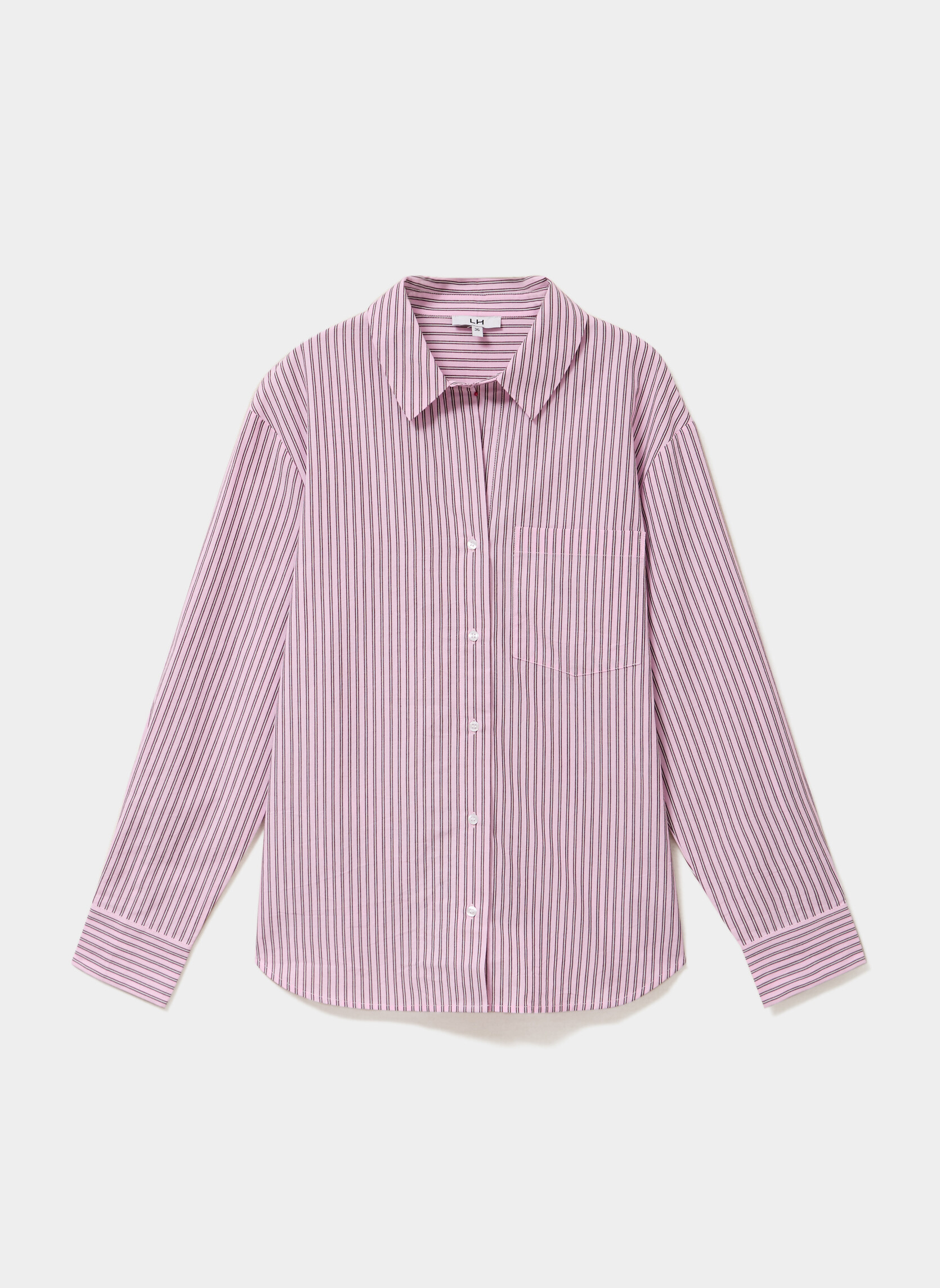Chemises LHA3_CHEMBOYCOT femme rose La Halle Chemises LHA3_CHEMBOYCOT femme rose Rose