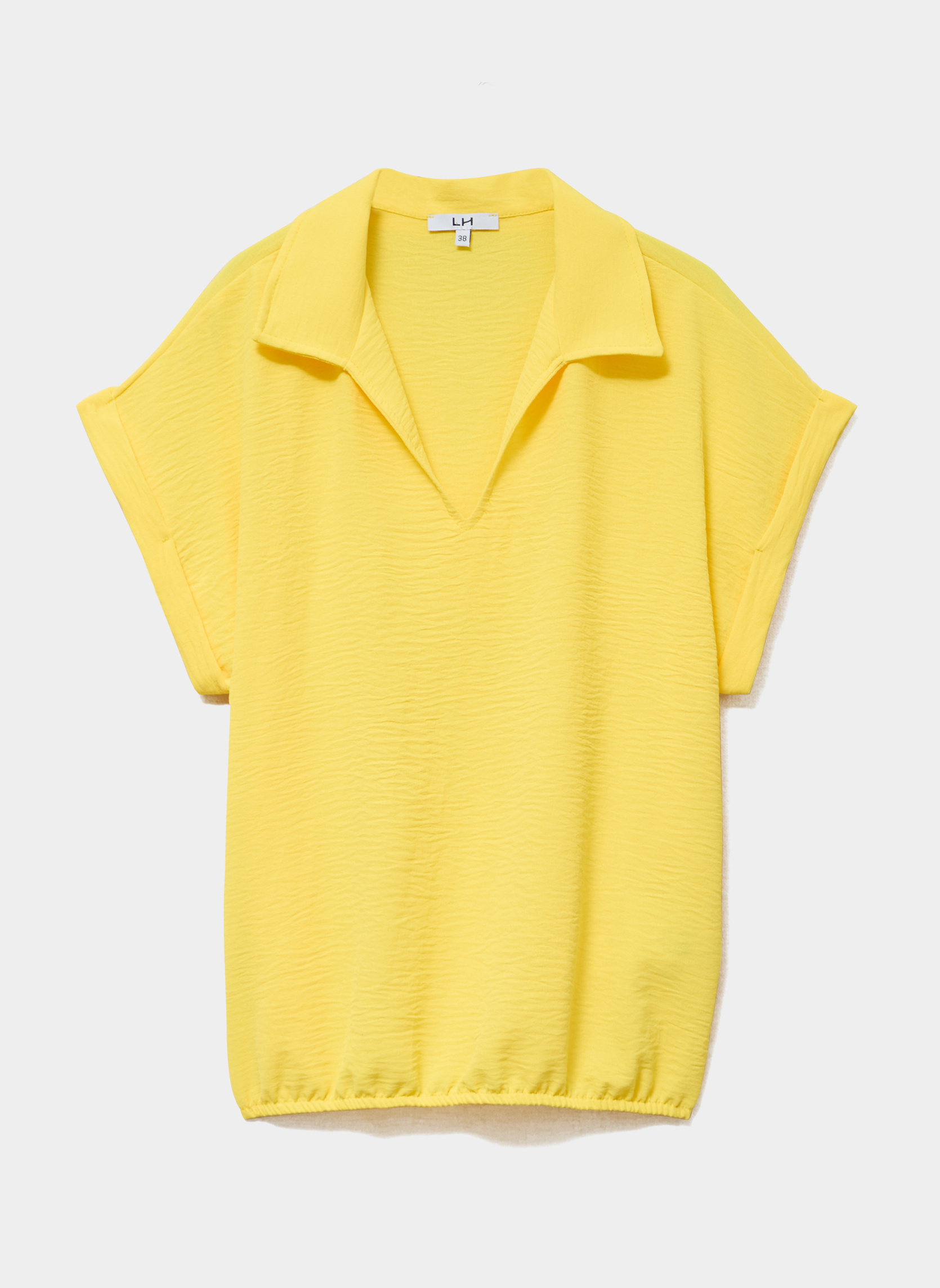 Chemises FF_LHA3_CBOULE femme jaune La Halle Chemises FF_LHA3_CBOULE femme jaune Jaune
