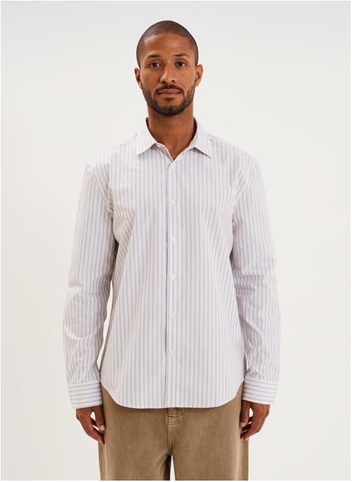 La Halle Chemises LH1CHRISTENSTRIPES homme beige