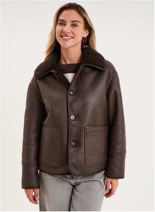 CREEKS Blousons CRE3_GCROCKET femme marron