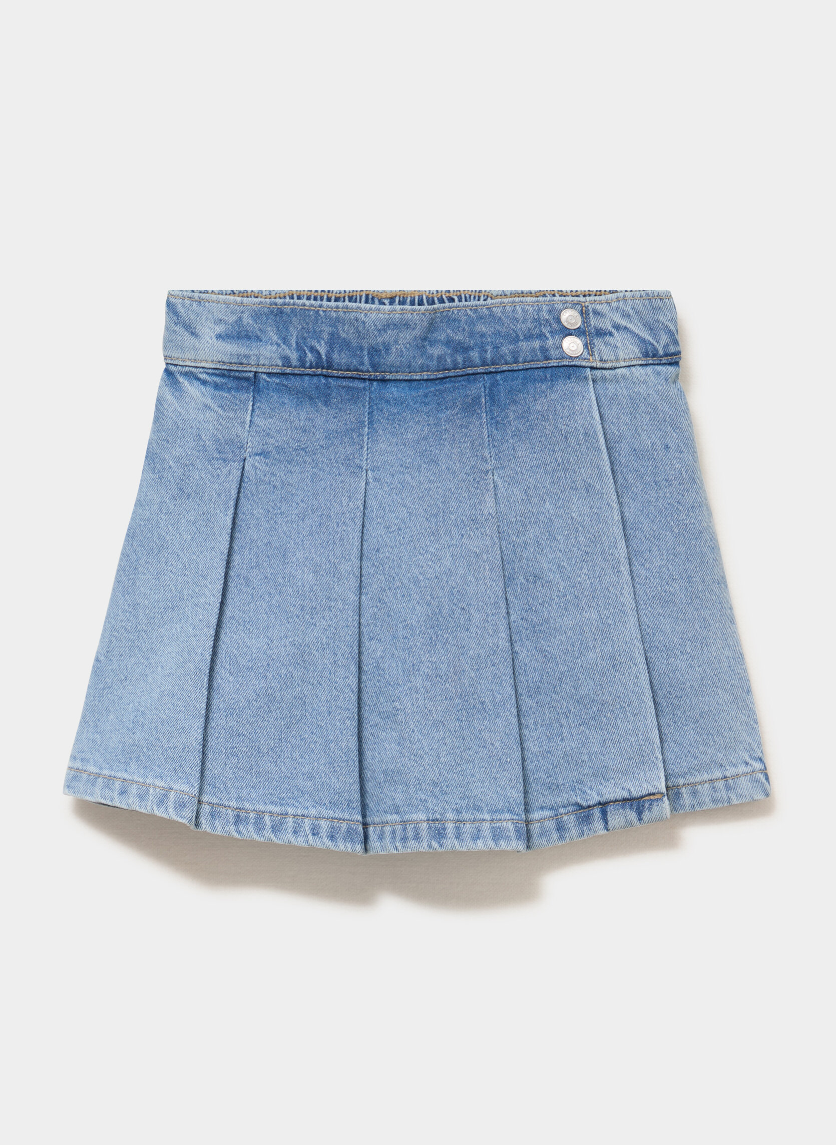 Jupes CRE4_JONES fille bleu CREEKS Jupes CRE4_JONES fille bleu Bleu denim