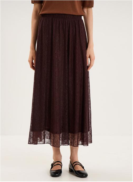 LIBERTO Jupes mi-longues MIS3_JDENTELLEFLARE femme violet