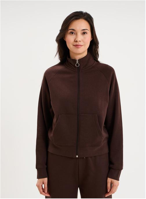 La Halle Gilets LHA3_SCOLLAR femme marron